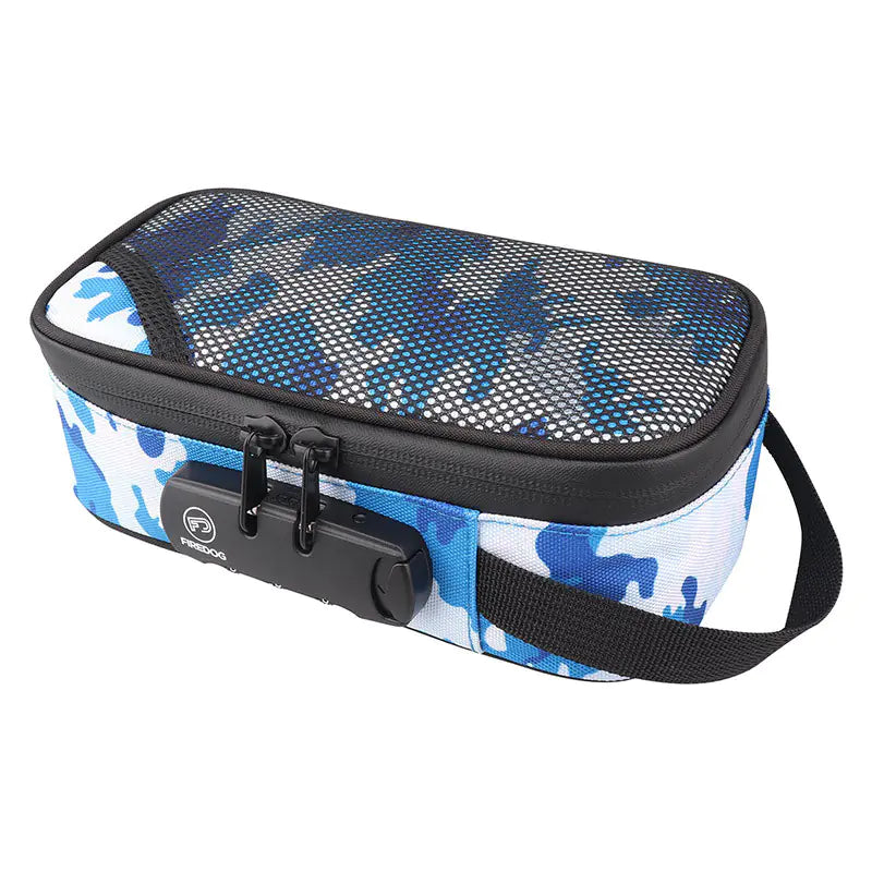 "Large Capacity Odor-Proof Travel Pipe Bag with Lock"